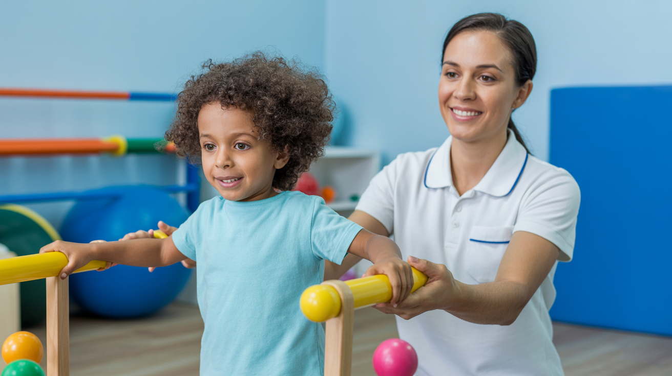 Fisioterapia infantil - Reabilitação motora e desenvolvimento físico em Goiânia
